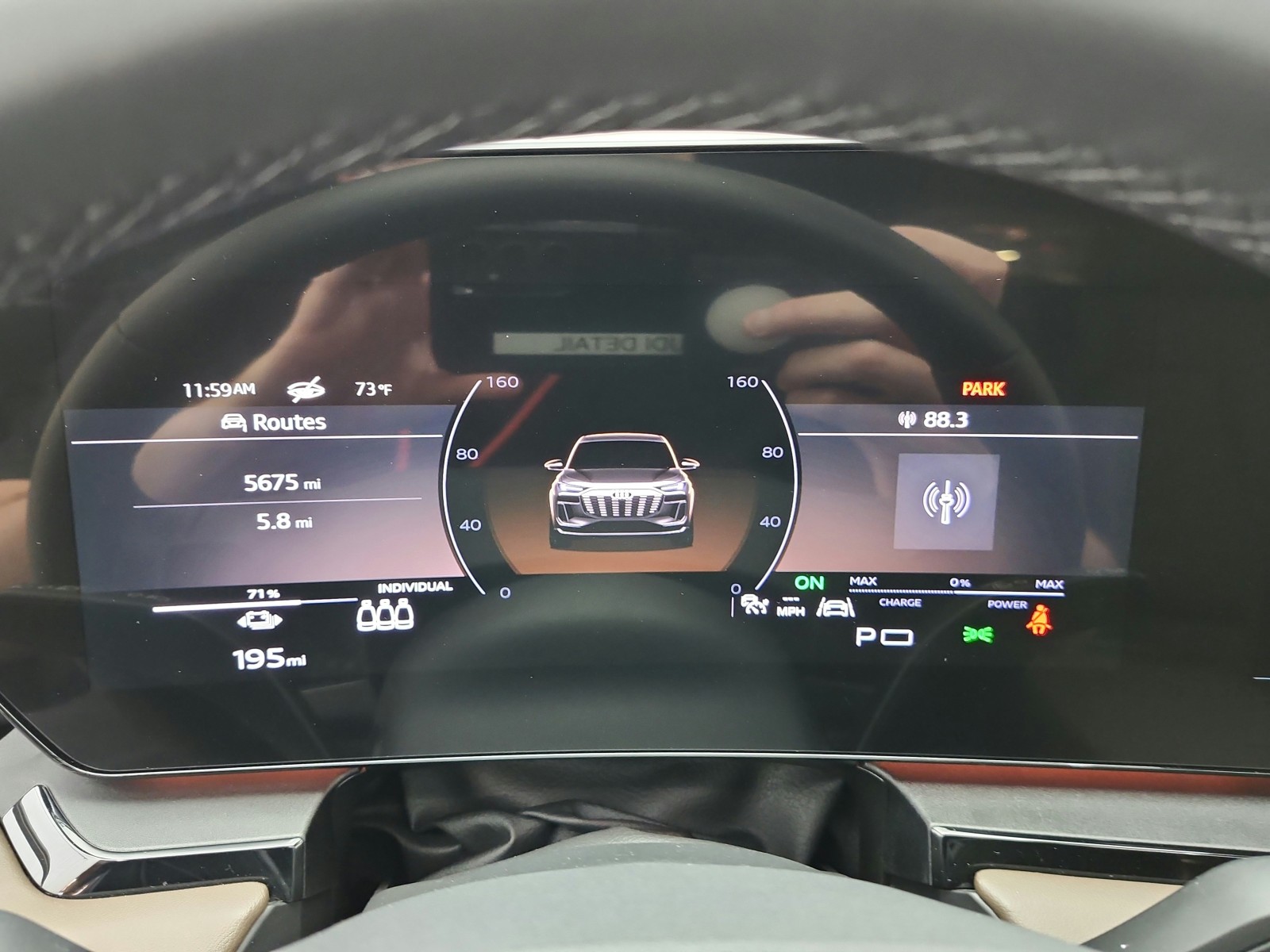 Used 2025 Mythos Black Metallic Audi Premium Plus RWD image 12