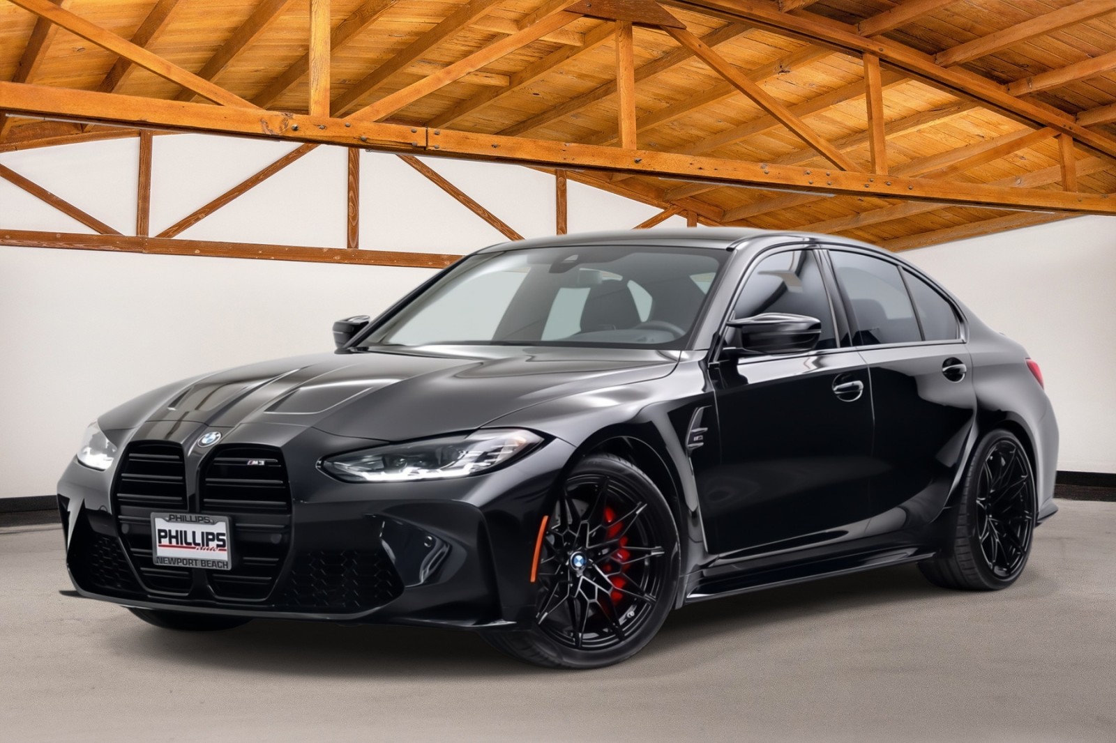 Black Sapphire Metallic 2022 BMW M3 Sedan Rear-Wheel Drive Manual