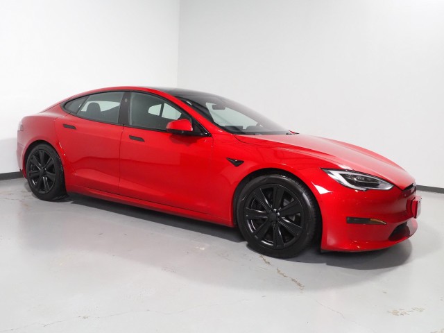 Red Multi-Coat 2021 Tesla Model S Long Range AWD Sedan All-Wheel Drive Automatic