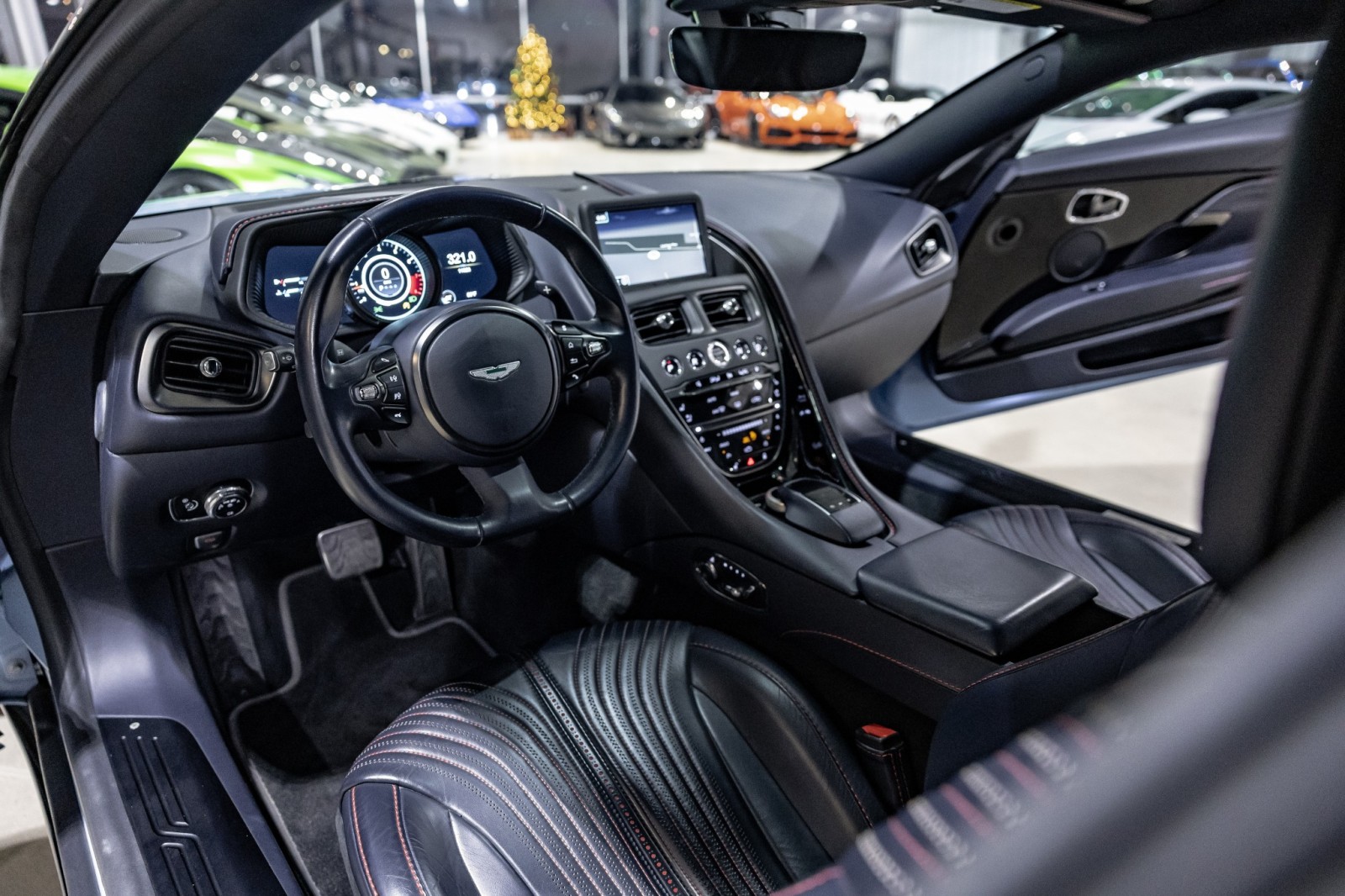 Used Car 2017 Aston Martin Db11  - Frosted Glass Blue Paint - Exterior Black Pack - Premium Audio For Sale Under $110,000 In Boerne, Texas