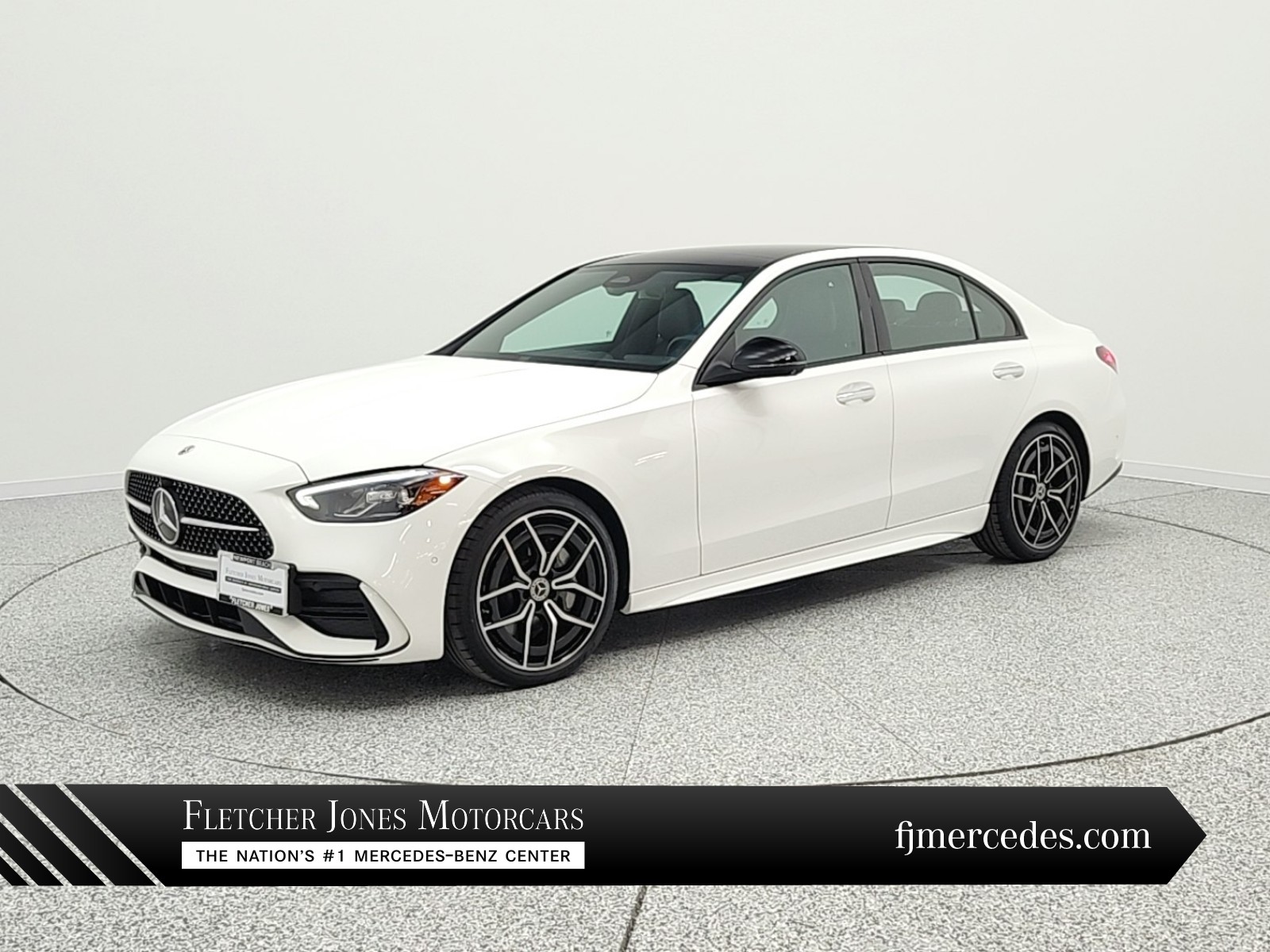 Polar White 2023 Mercedes-Benz C-Class C 300 RWD Sedan Rear-Wheel Drive Automatic