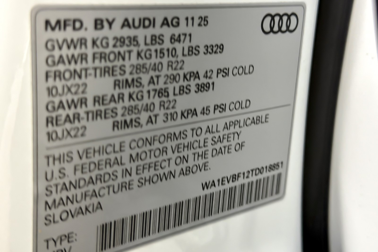 New 2026 Glacier White Metallic Audi Premium Plus quattro image 25