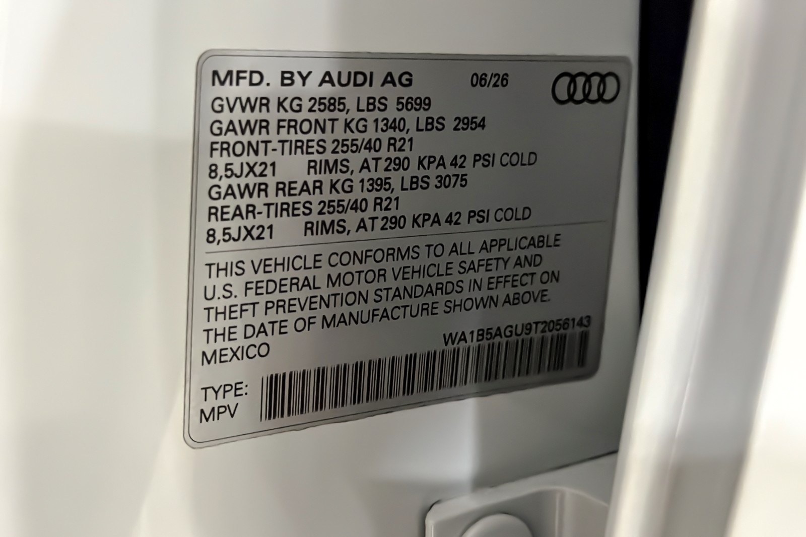 New 2026 Glacier White Metallic Audi Premium Plus 3.0 TFSI quattro image 28