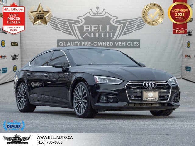 Mythos Black Metallic 2019 Audi A5 Sportback quattro Technik 45 TFSI Sedan Automatic
