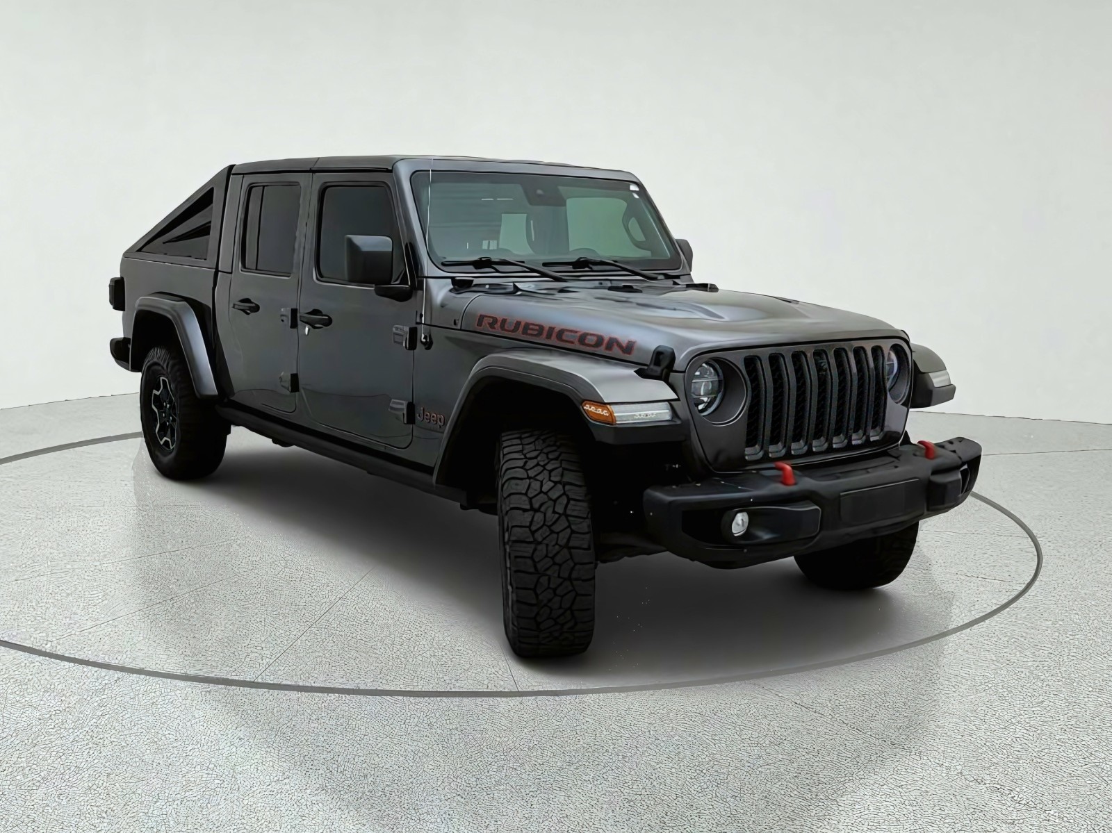 Used 2021 Granite Crystal Metallic Clearcoat Jeep Rubicon image 4