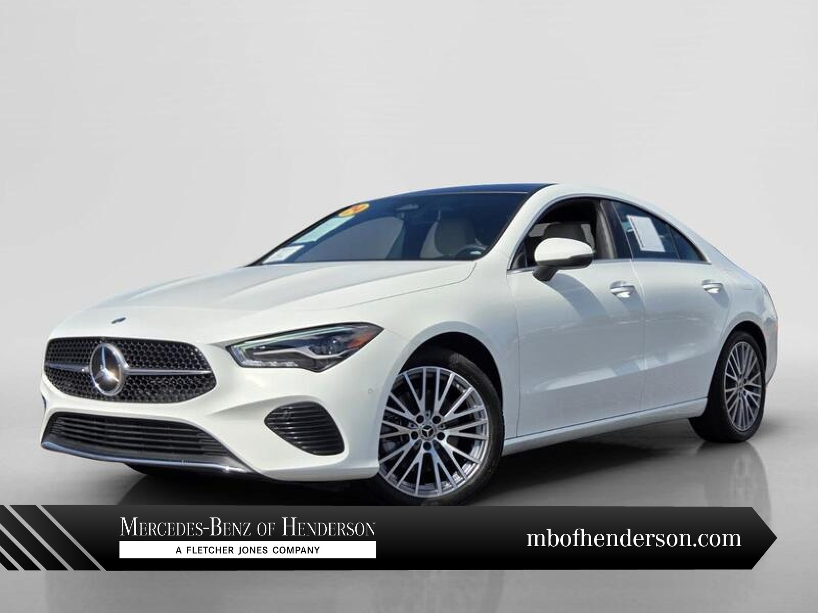 Polar White 2024 Mercedes-Benz CLA Coupe Front-Wheel Drive Automatic