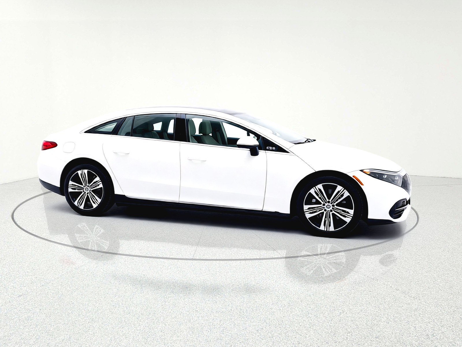 Used 2022 Polar White Mercedes-Benz EQS 450+ Sedan image 10