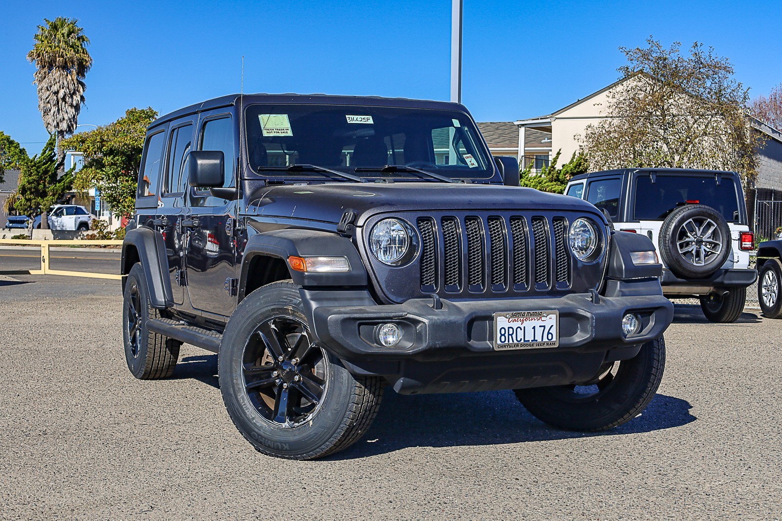 2020 Jeep Wrangler Unlimited Black and Tan 