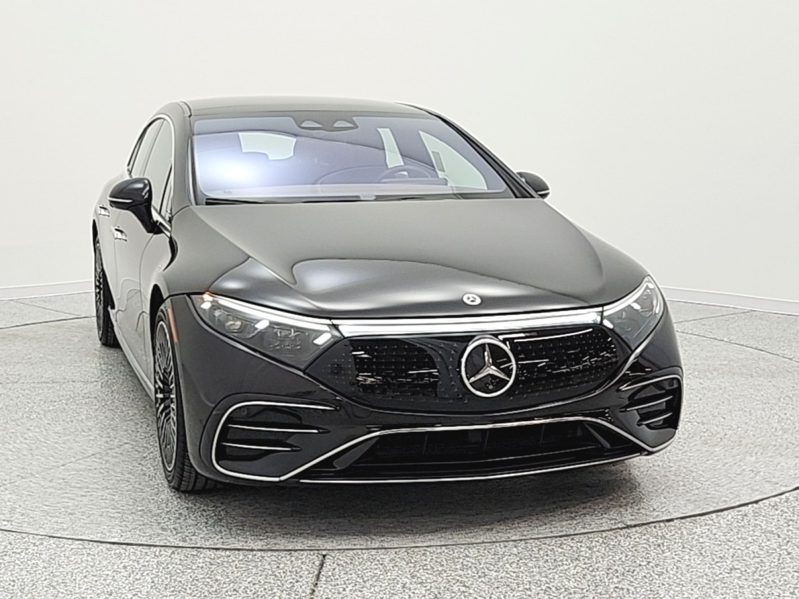 Used 2023 Obsidian Black Metallic Mercedes-Benz EQS 450 4MATIC® Sedan image 2