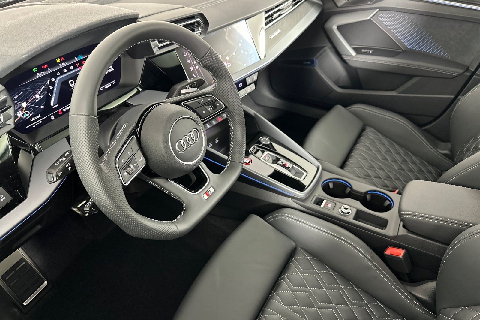 New 2026 Mythos Black Metallic Audi quattro image 9