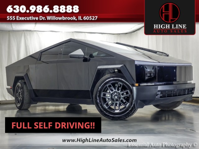 GLOSS BLACK 2024 Tesla Cybertruck Crew Cab AWD Pickup Truck All-Wheel Drive Automatic