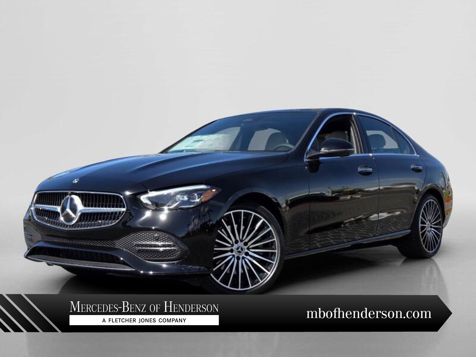 Black 2026 Mercedes-Benz C-Class Sedan Rear-Wheel Drive Automatic