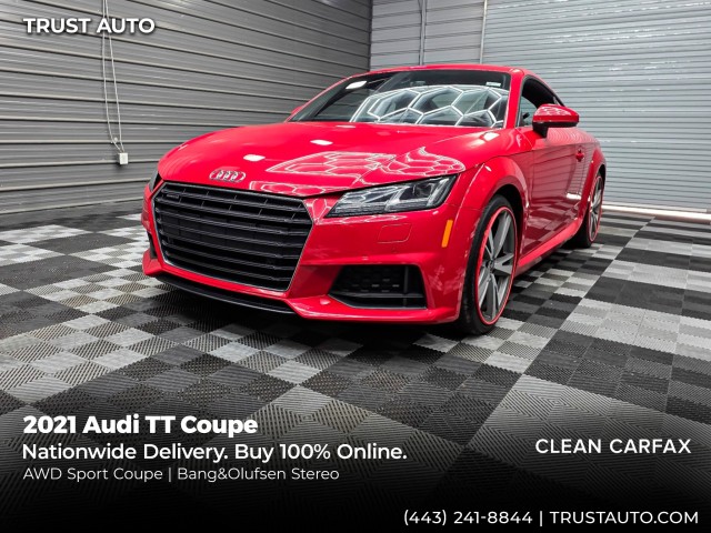  2021 Audi TT Coupe All-Wheel Drive 7-Speed Dual Clutch