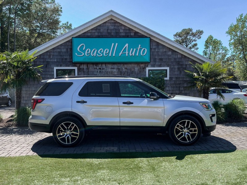 Ingot Silver Metallic 2018 Ford Explorer Sport AWD SUV / Crossover All-Wheel Drive Automatic