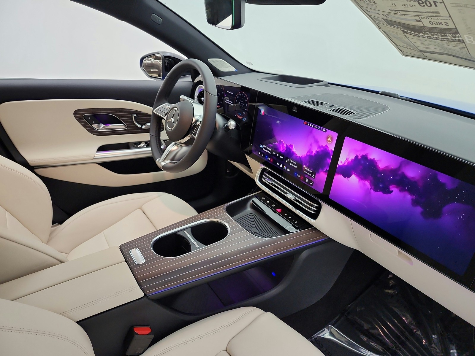 New 2027 Sky Blue Metallic Mercedes-Benz CLA 250+ Electric RWD image 12