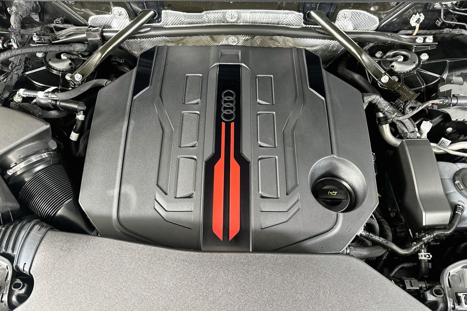 New 2026 Mythos Black Metallic Audi Premium Plus image 12