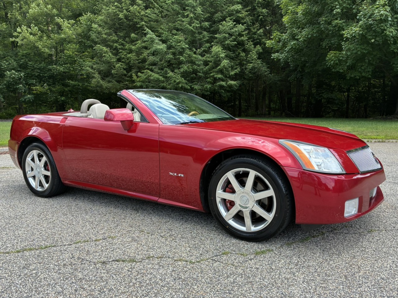 Red 2004 Cadillac XLR Convertible Rear-Wheel Drive Automatic