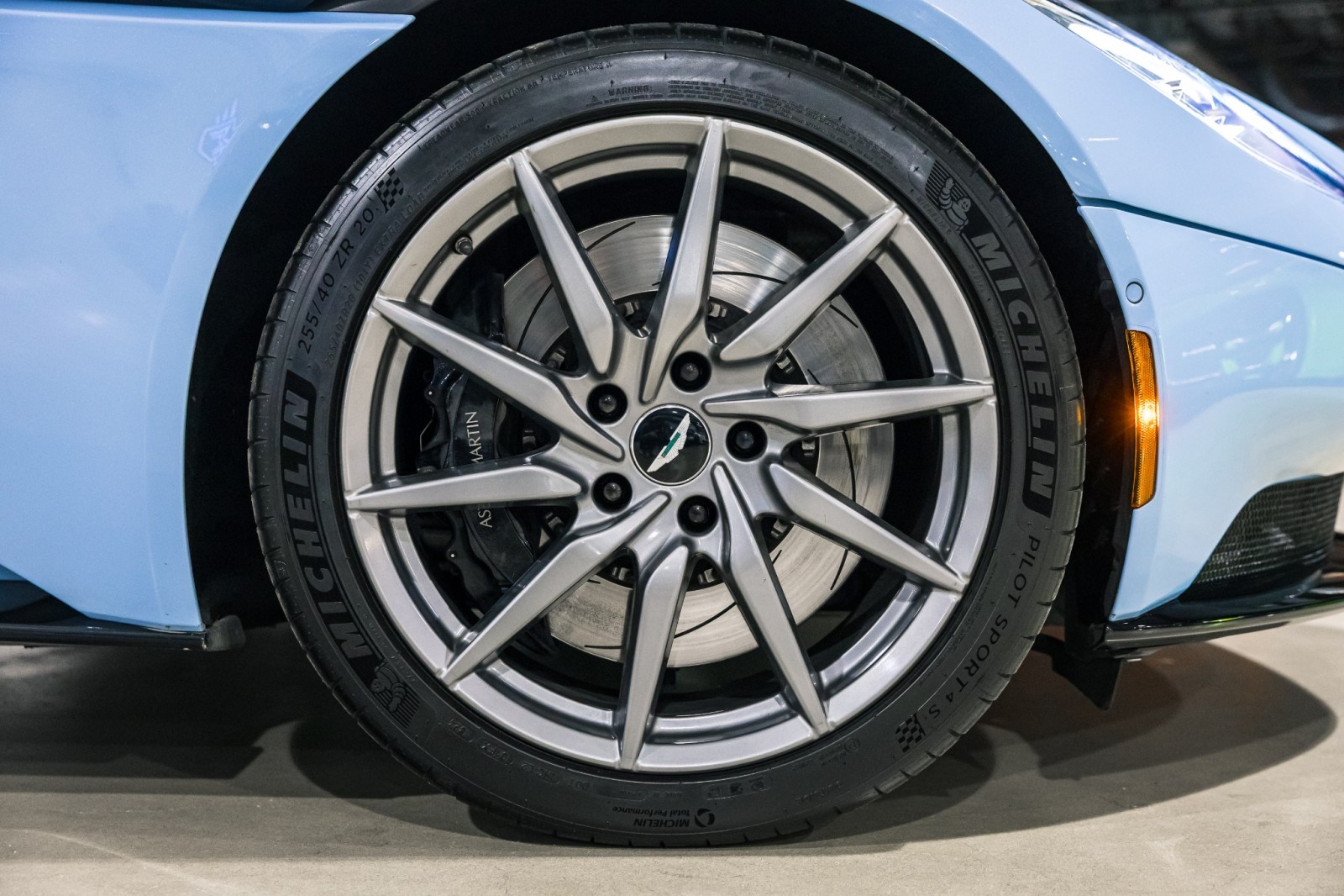 Used Car 2017 Aston Martin Db11  - Frosted Glass Blue Paint - Exterior Black Pack - Premium Audio For Sale Under $110,000 In Boerne, Texas