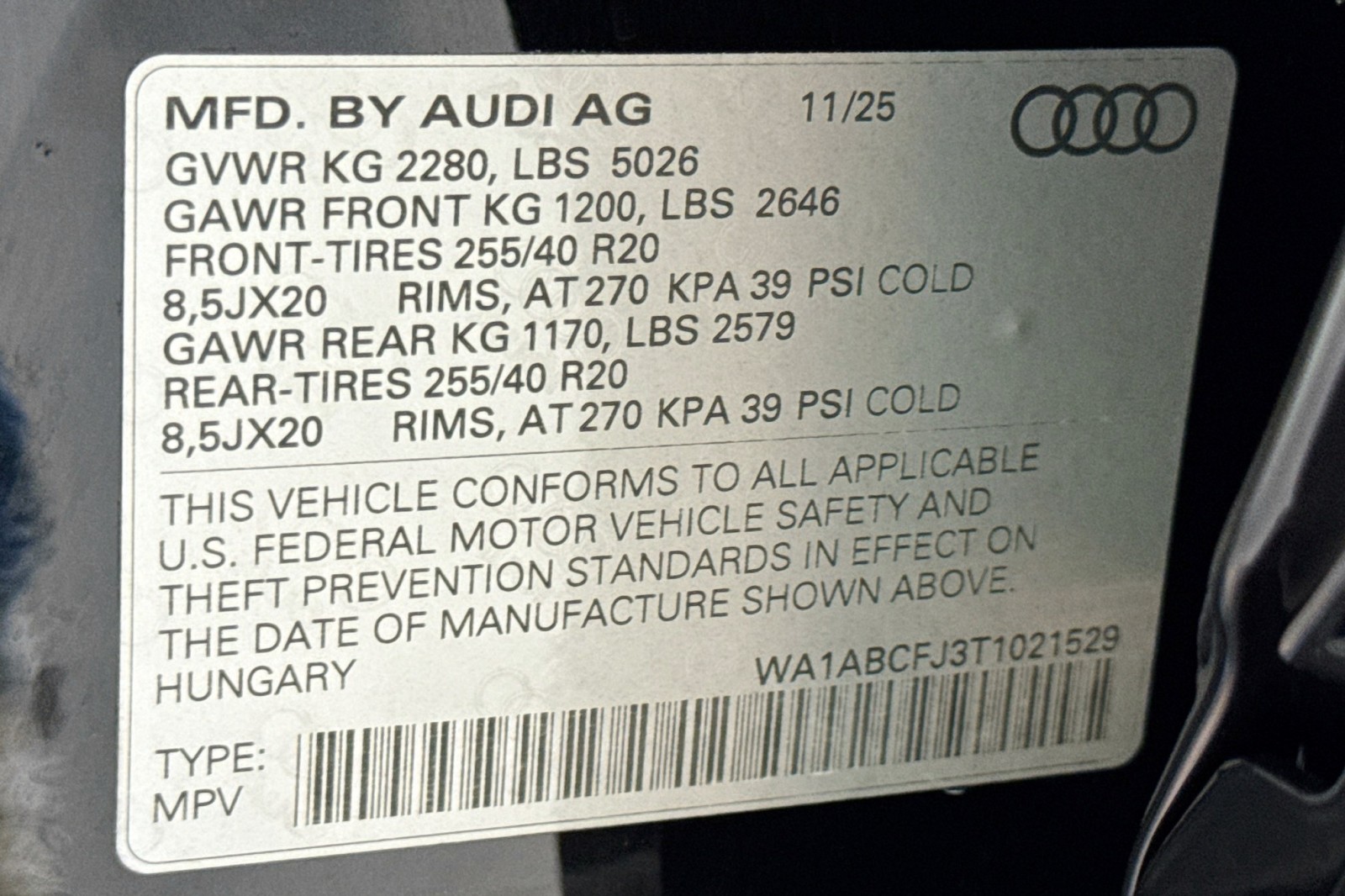 New 2026 Mythos Black Metallic Audi S line image 30