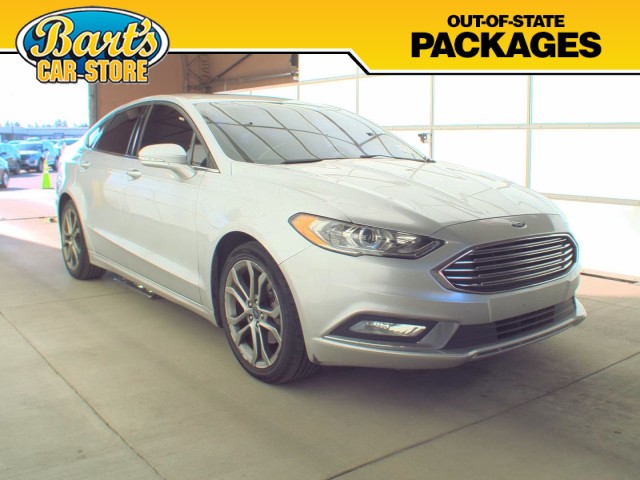 Ingot Silver 2017 Ford Fusion Sedan Front-Wheel Drive Automatic