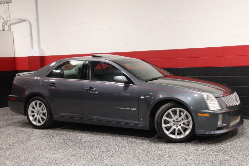Thunder Gray 2007 Cadillac STS-V Sedan Rear-Wheel Drive Automatic