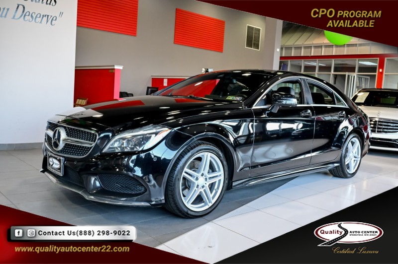 Black 2015 Mercedes-Benz CLS 400 4MATIC Sedan All-Wheel Drive Automatic
