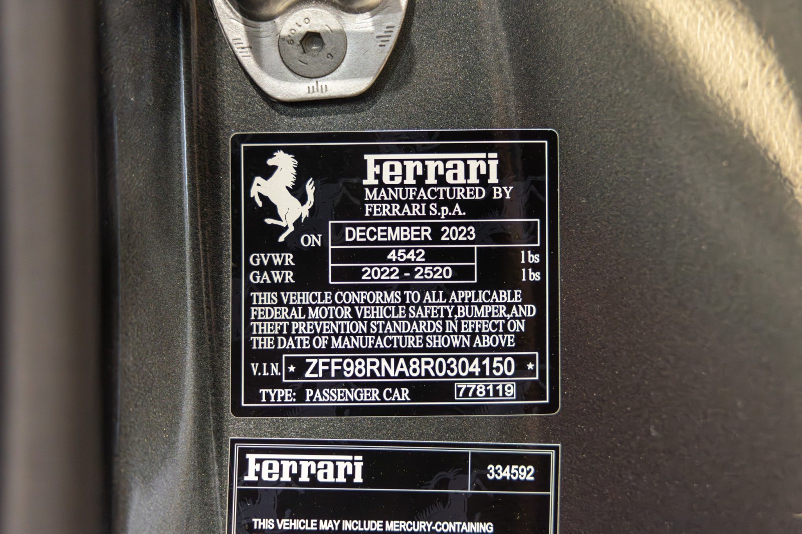 Used Car 2024 Ferrari Roma  For Sale Under $240,000 In Boerne, Texas