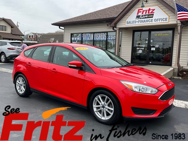 Race Red 2015 Ford Focus SE Hatchback Hatchback Front-Wheel Drive Automatic