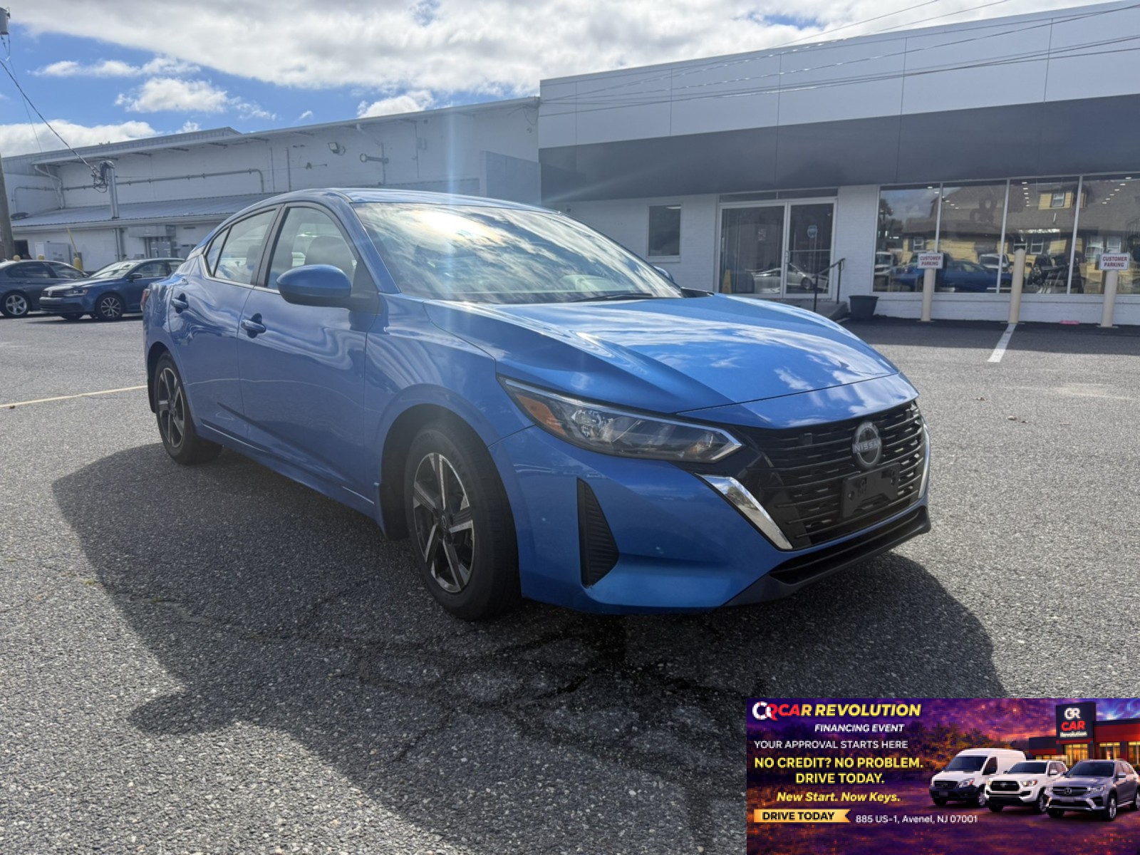 Blue 2024 Nissan Sentra Sedan Front-Wheel Drive Automatic