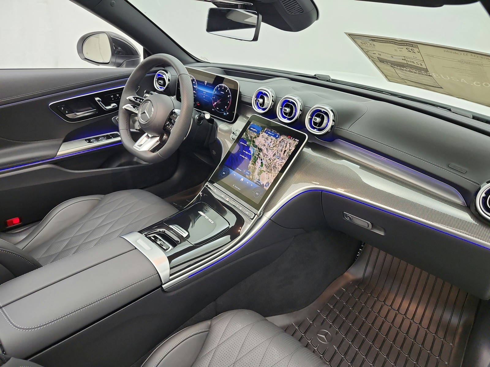 New 2026 MANUFAKTUR Moonlight White Metallic Mercedes-Benz AMG® CLE 53 image 14