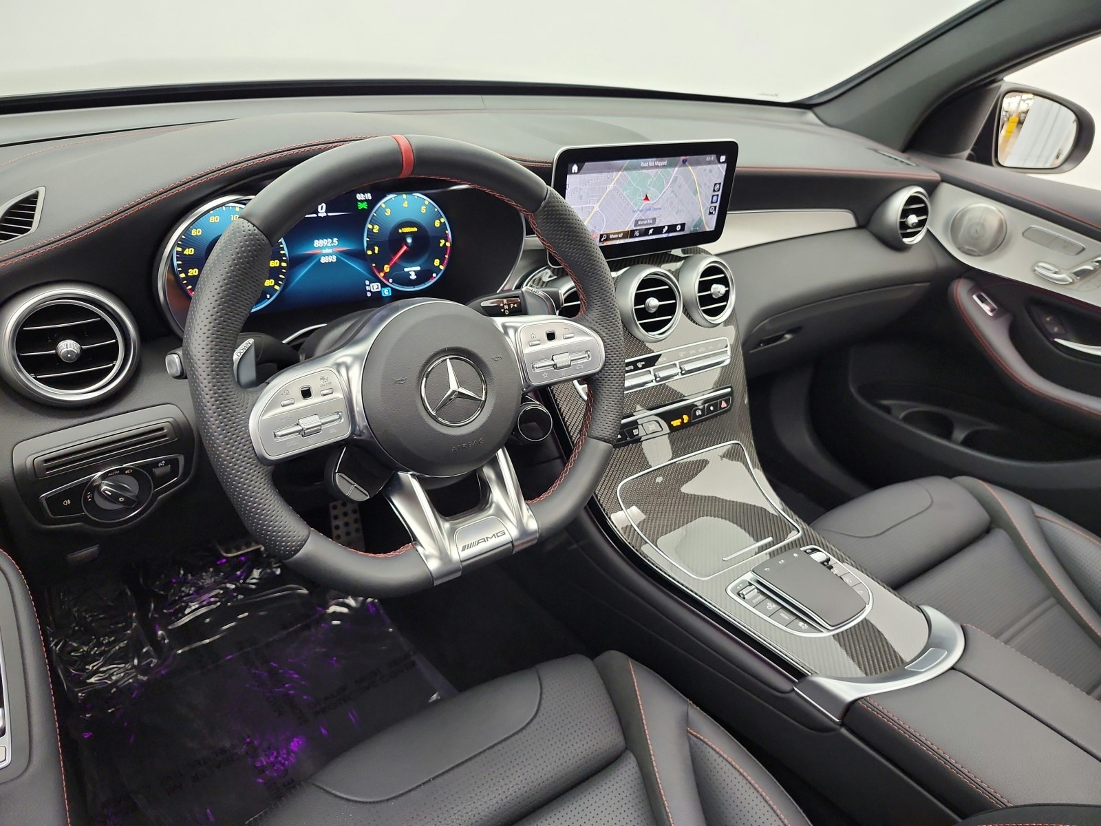 Certified Used 2023 Black Mercedes-Benz AMG® GLC 43 4MATIC Coupe image 9