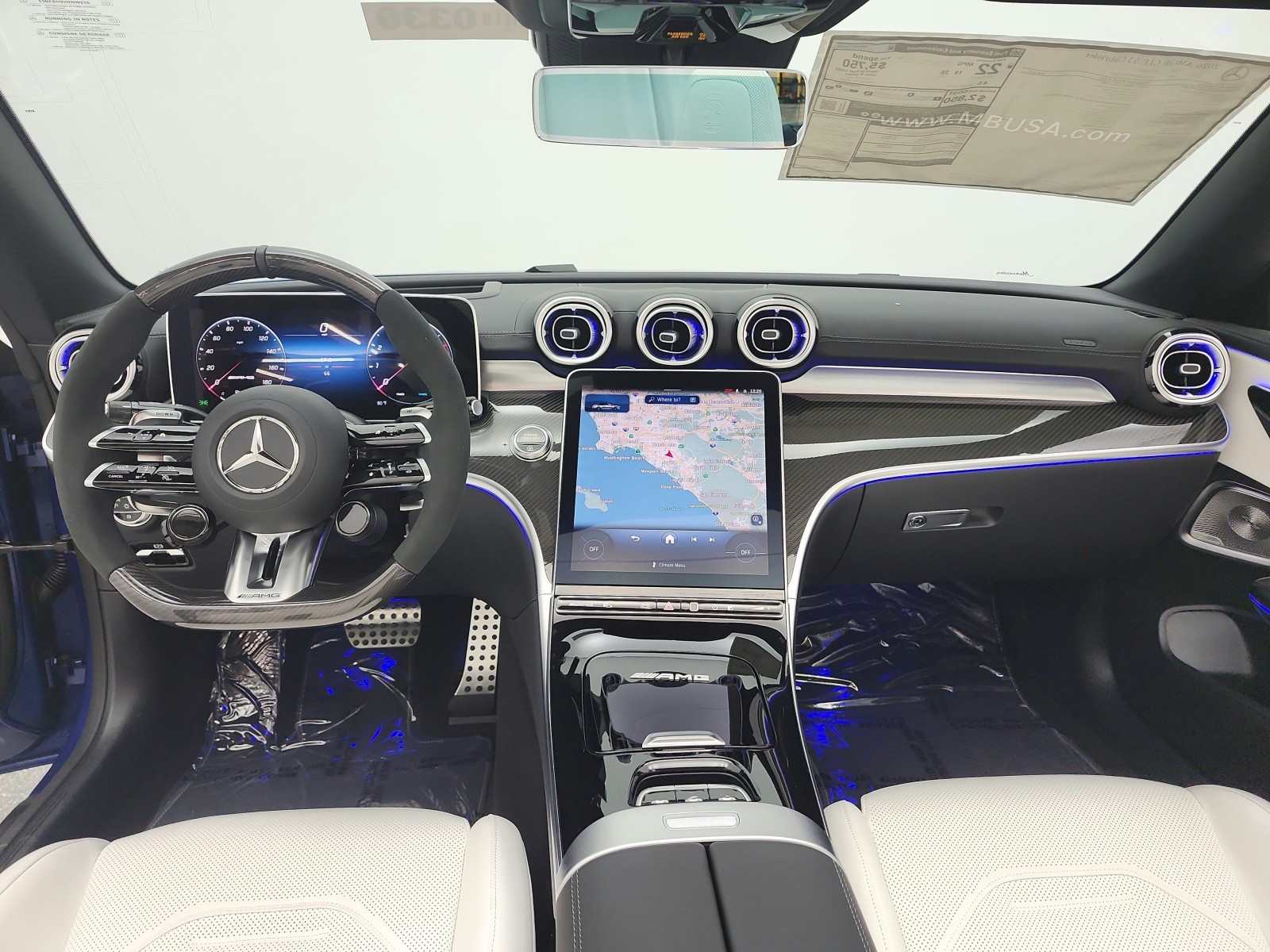 New 2026 MANUFAKTUR Starling Blue Magno Mercedes-Benz AMG® CLE 53 image 10