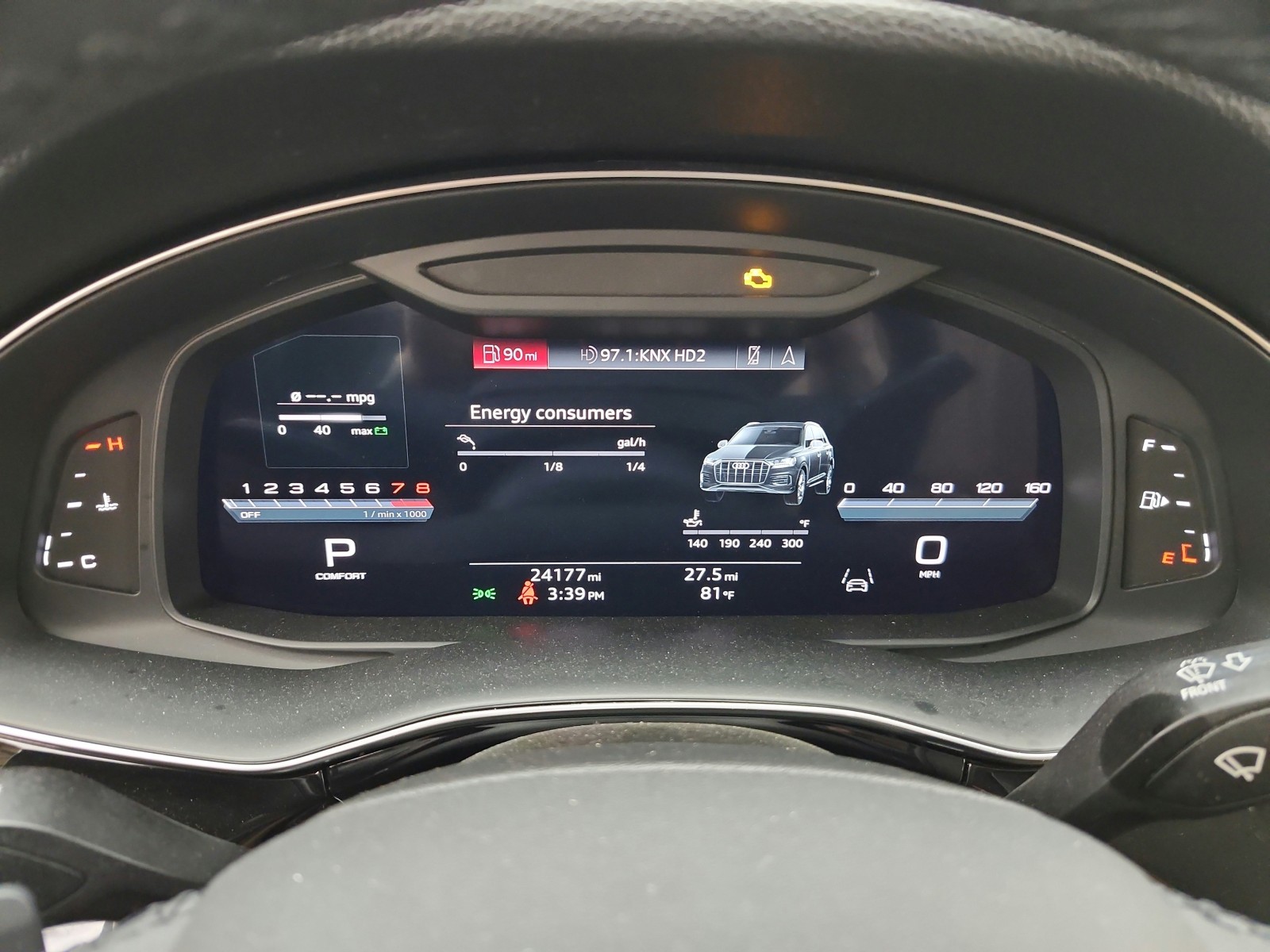 Used 2023 Mythos Black Metallic Audi Premium 55 TFSI quattro image 9