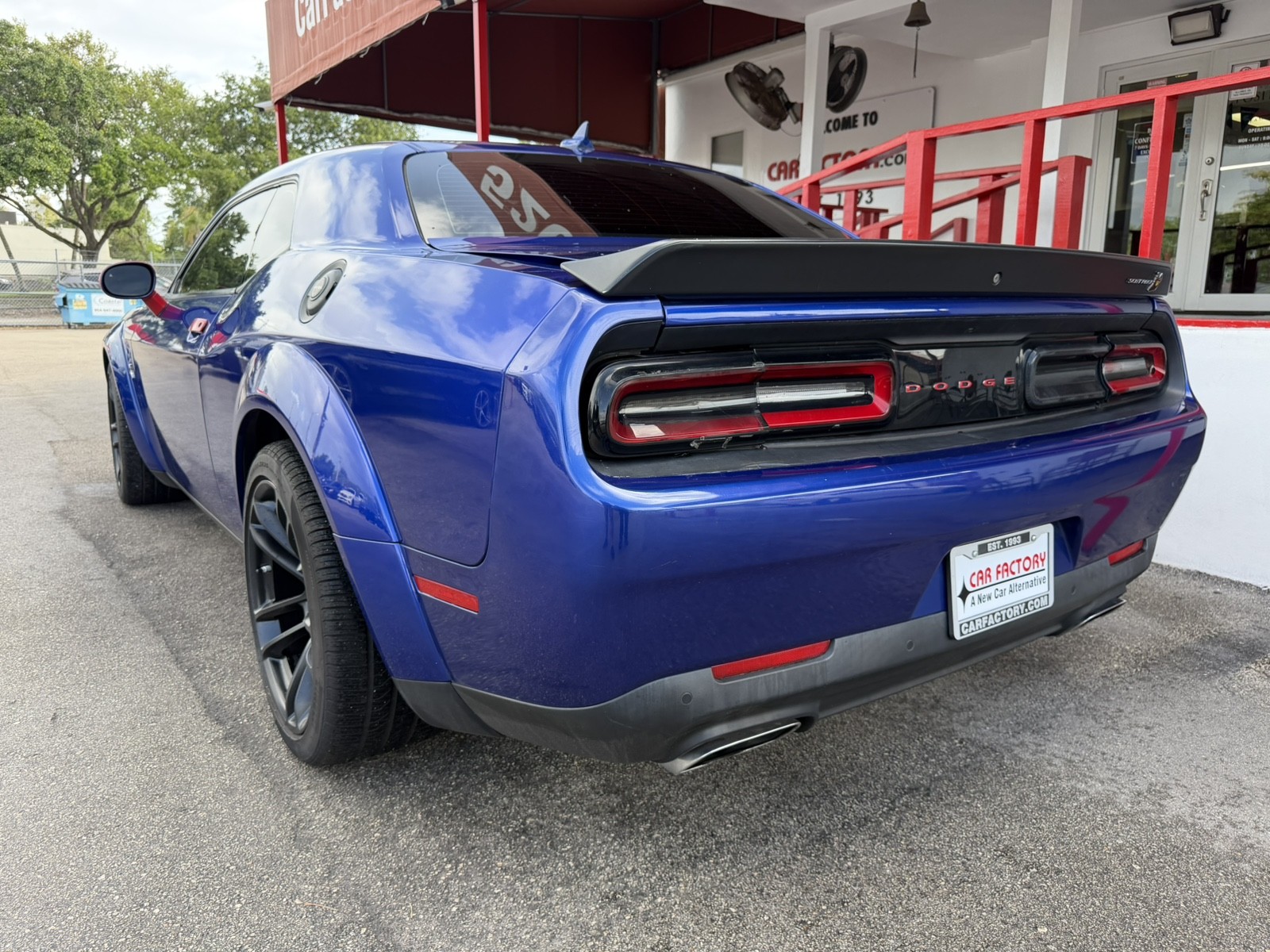 Indigo Blue 2022 Dodge Challenger R/T Scat Pack Widebody RWD Coupe Rear-Wheel Drive Manual