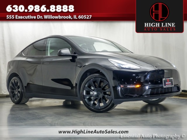 Solid Black 2024 Tesla Model Y Long Range AWD SUV / Crossover All-Wheel Drive Automatic