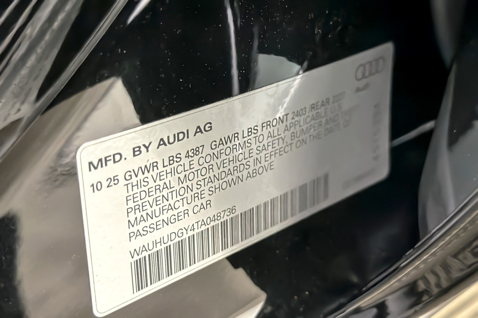 New 2026 Mythos Black Metallic Audi Premium quattro image 24