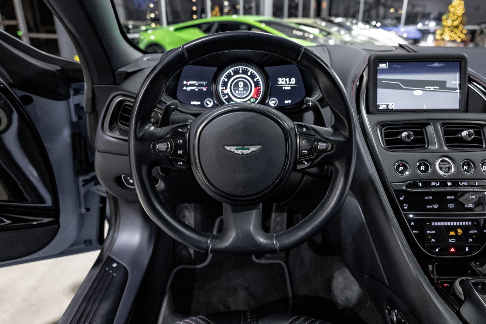 Used Car 2017 Aston Martin Db11  - Frosted Glass Blue Paint - Exterior Black Pack - Premium Audio For Sale Under $110,000 In Boerne, Texas