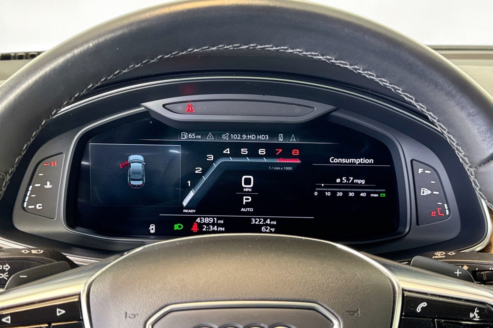 Used 2022 Glacier White Metallic Audi Premium Plus image 12