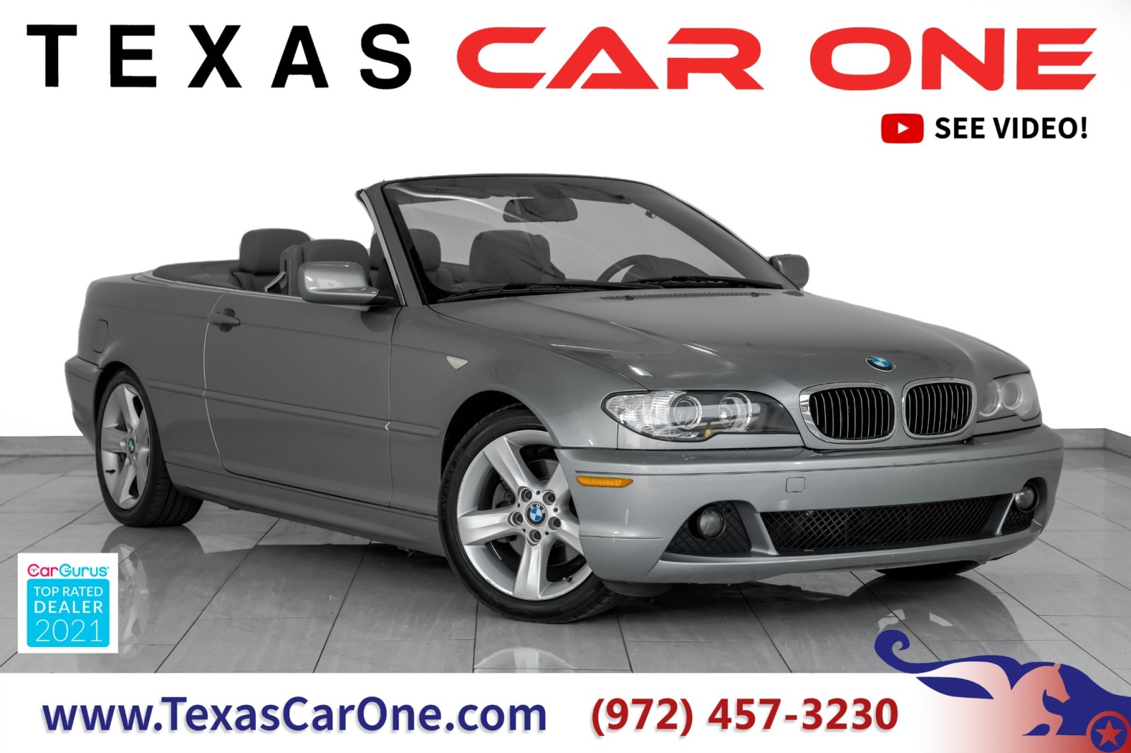 2004 BMW 325Ci Convertible AUTOMATIC LEATHER SEATS DUAL POWER SEATS CRUISE CO 1