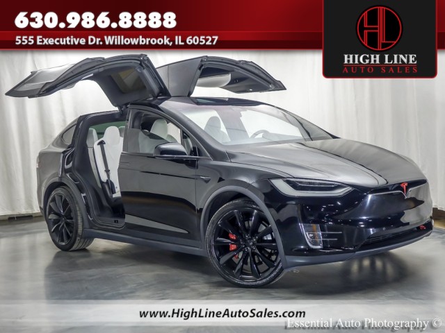Solid Black 2020 Tesla Model X Performance AWD SUV / Crossover All-Wheel Drive Automatic