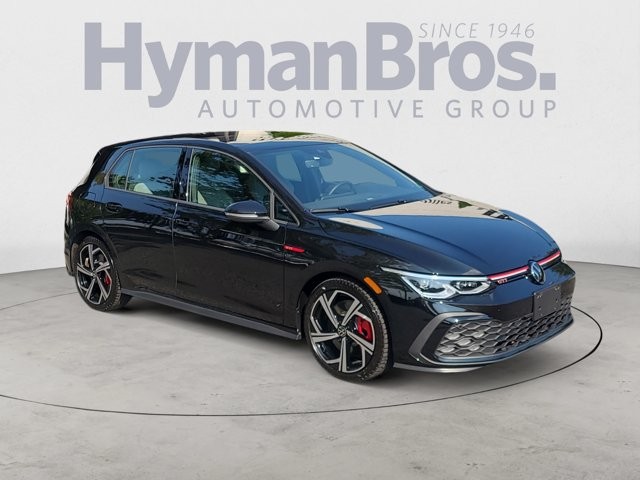Mythos Black Metallic 2024 Volkswagen Golf GTI Hatchback Front-Wheel Drive Automatic