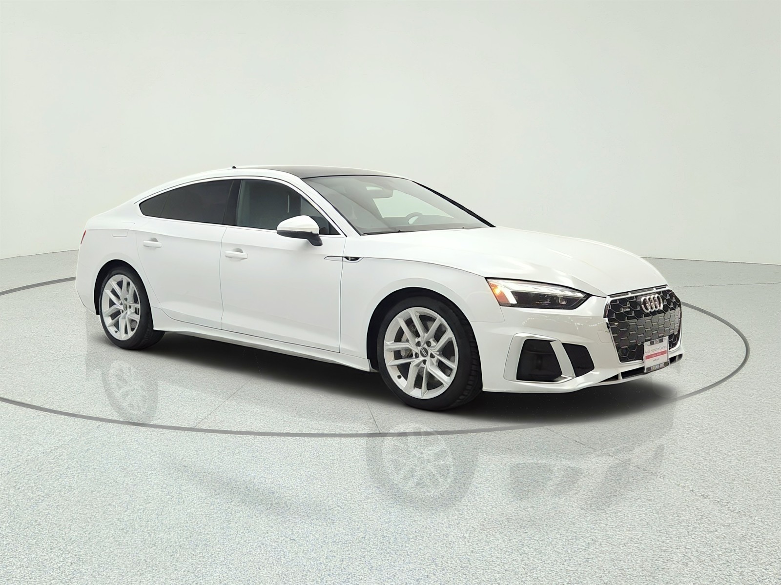Used 2023 Glacier White Metallic Audi S line Premium image 3
