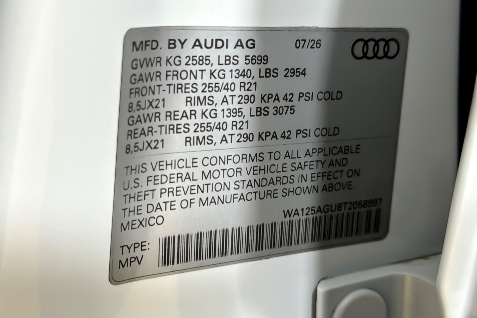 New 2026 Glacier White Metallic Audi Premium Plus 3.0 TFSI quattro image 28