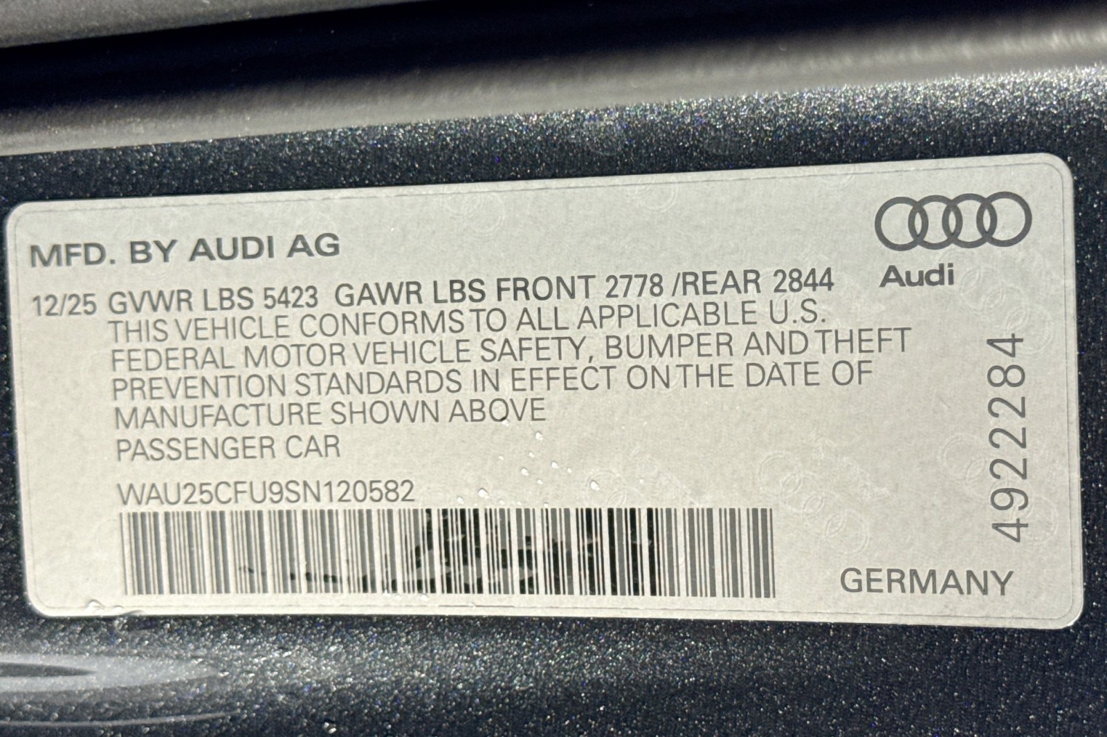 New 2025 Daytona Gray Metallic Audi Premium Plus 3.0 TFSI quattro image 28