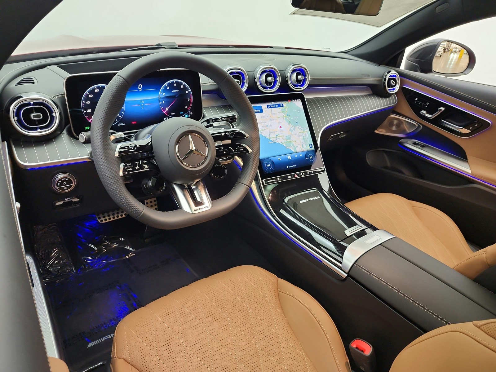 New 2027 MANUFAKTUR Patagonia Red Metallic Mercedes-Benz AMG® CLE 53 4MATIC+ Coupe image 9