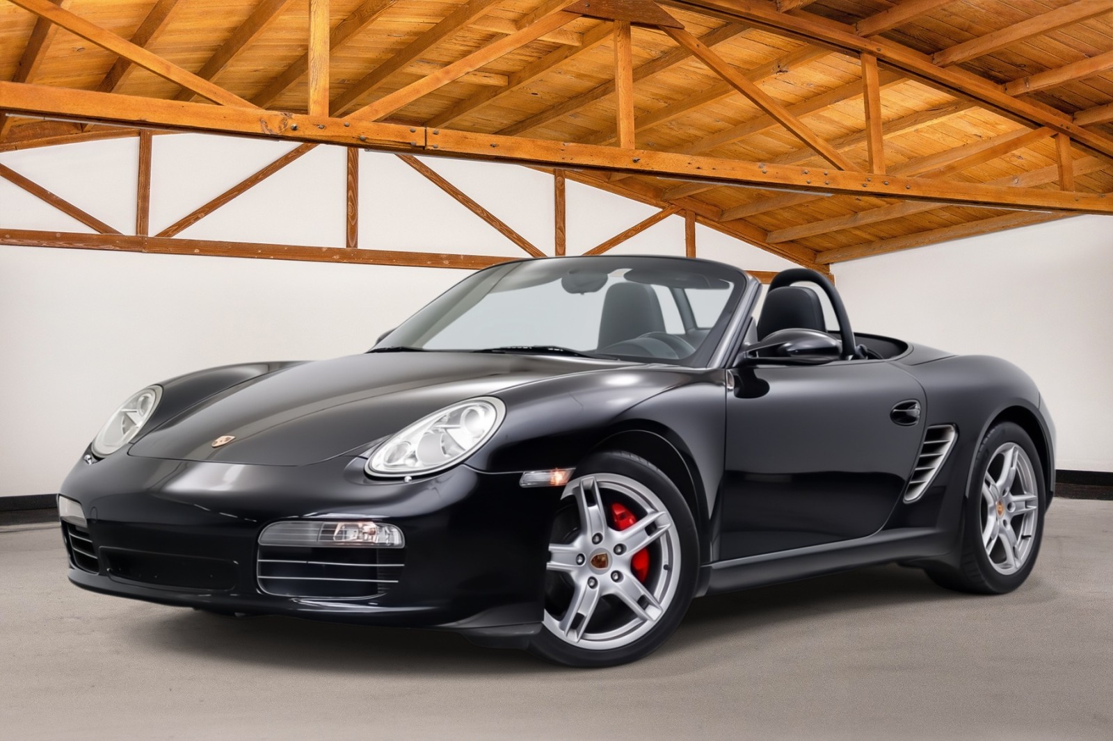 Black 2006 Porsche Boxster S Convertible Rear-Wheel Drive Manual