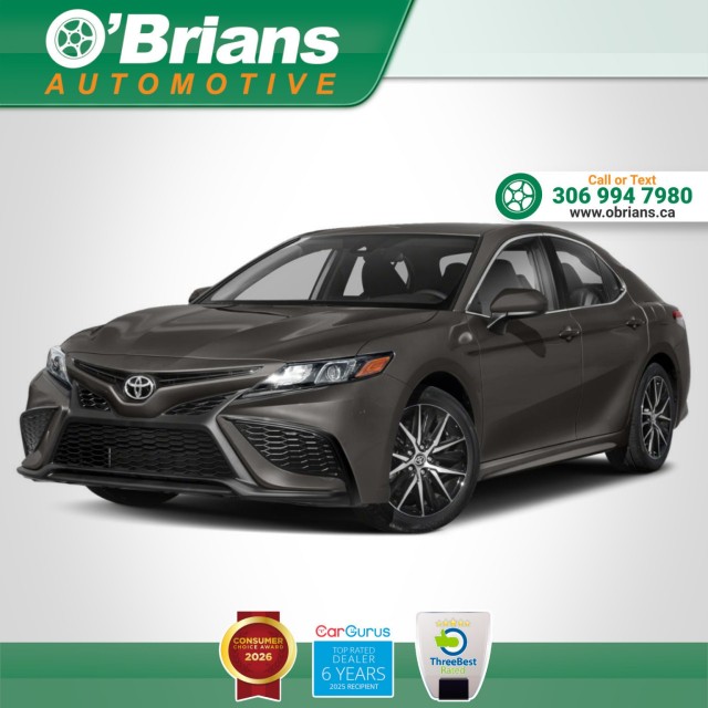 White 2022 Toyota Camry Sedan Front-Wheel Drive Automatic