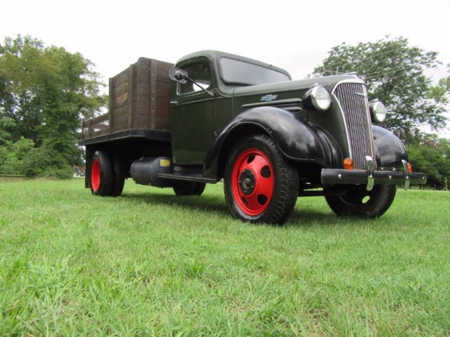 1937 Chevrolet One and a Half Ton 10' Stakebody  in , 
