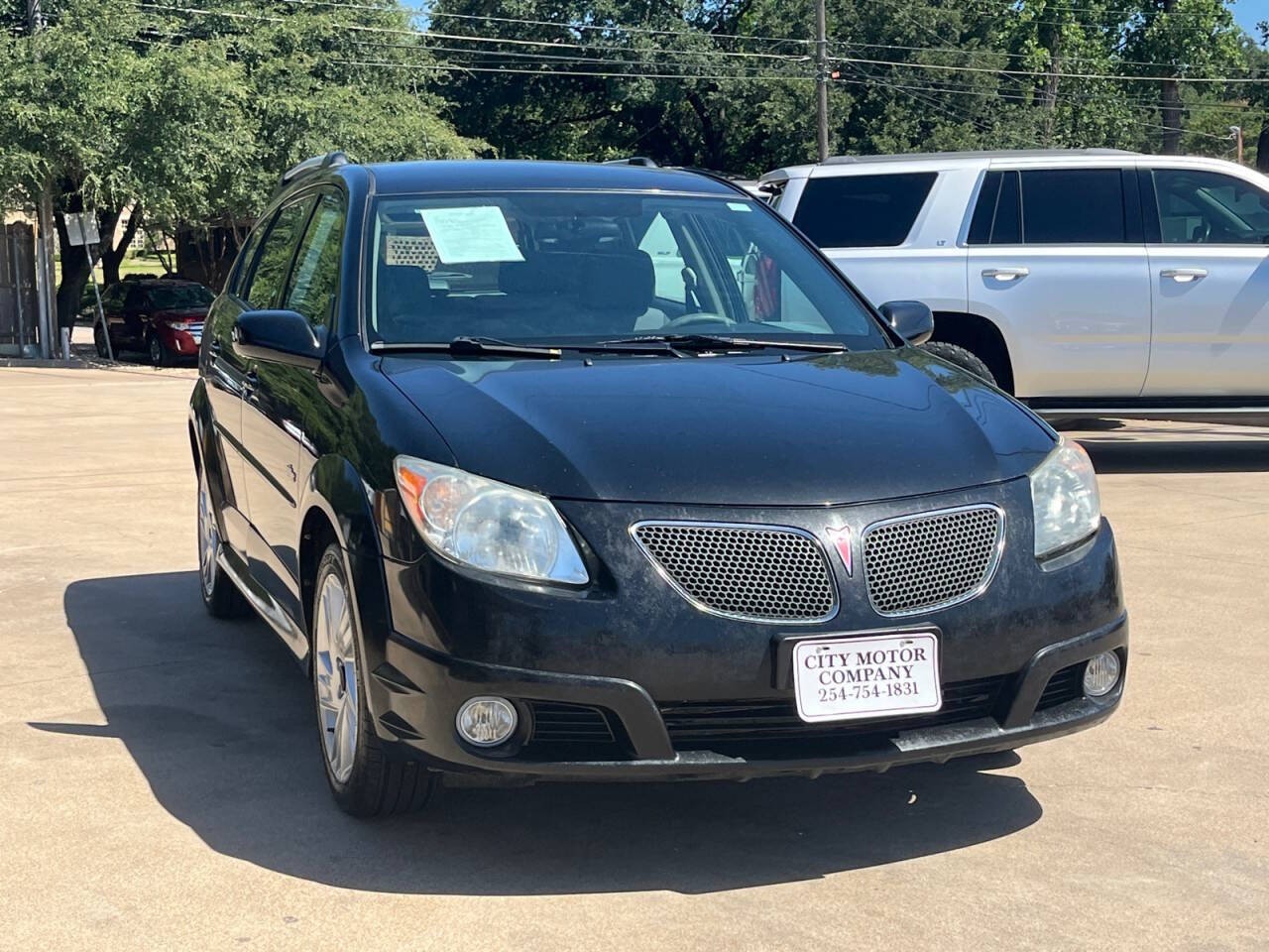 Black 2006 Pontiac Vibe Hatchback Front-Wheel Drive Automatic