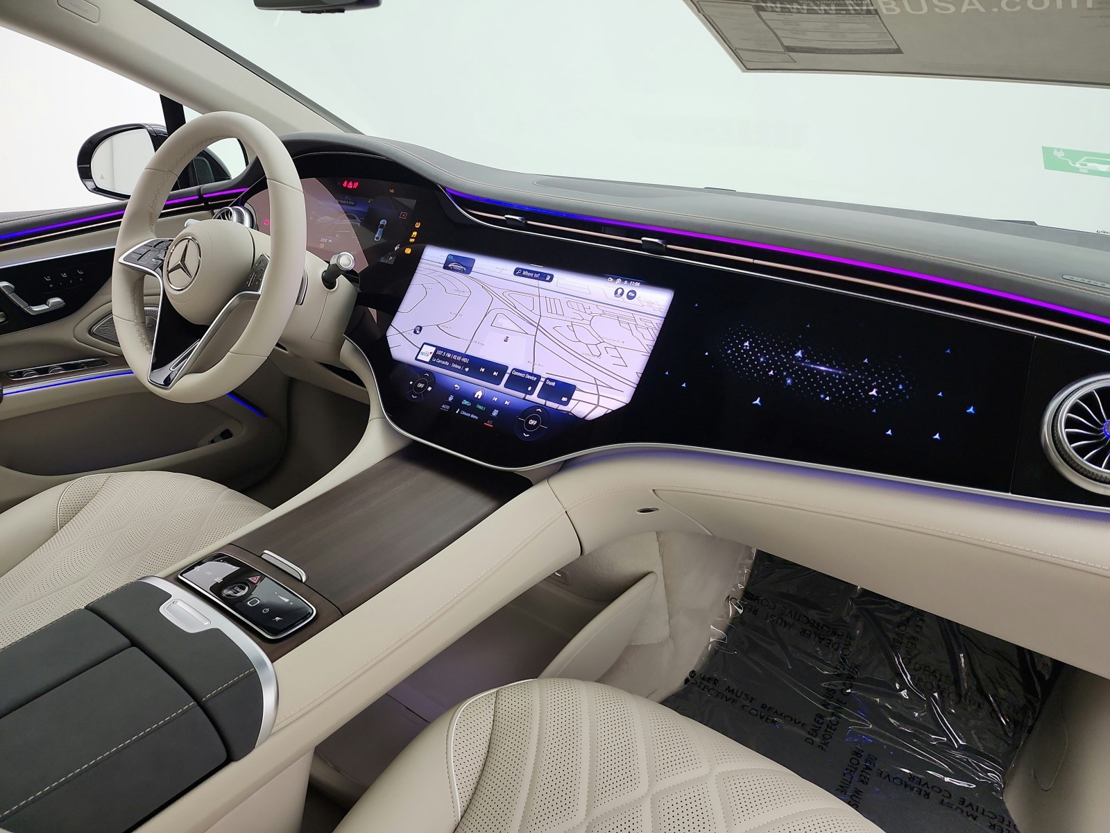 New 2026 Obsidian Black Metallic Mercedes-Benz EQS 450 image 13